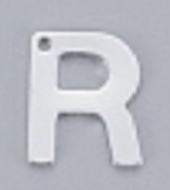 Letters A-Z Silver Charms