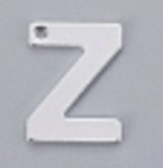 Letters A-Z Silver Charms