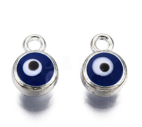 Evil Eye Silver Charm