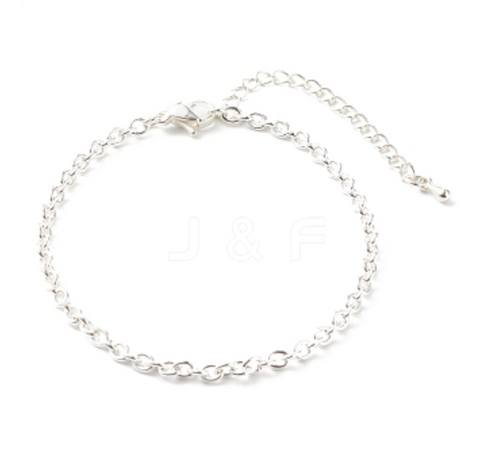 Rope Silver Bracelet Chain
