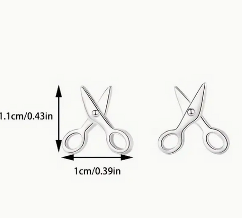 Tiny Scissors Earrings