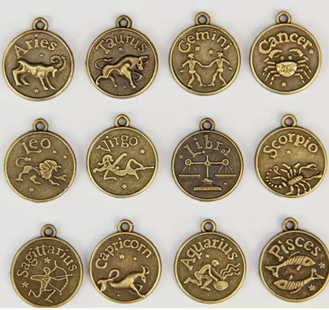 Zodiac Animal Coin Charms