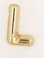 Large Balloon Letter Pendant Necklace, A-Z, 18k plated, Brass