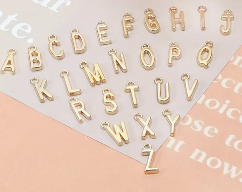 A-Z Medium Stick Letter Charms/Pendant