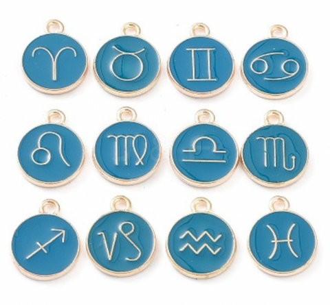 SETS- Zodiac circle charms: colors