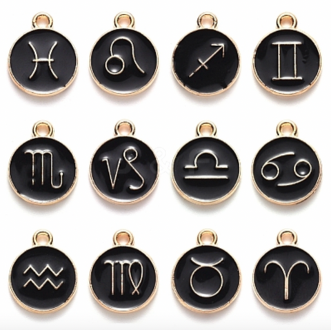 SETS- Zodiac circle charms: colors