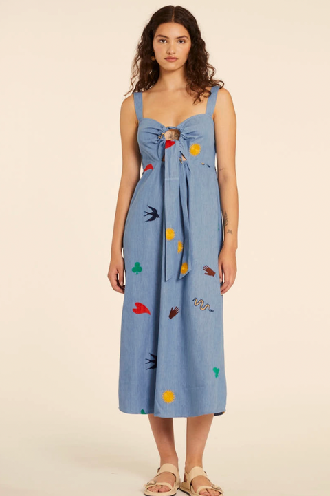 Nature Walk Denim Dress