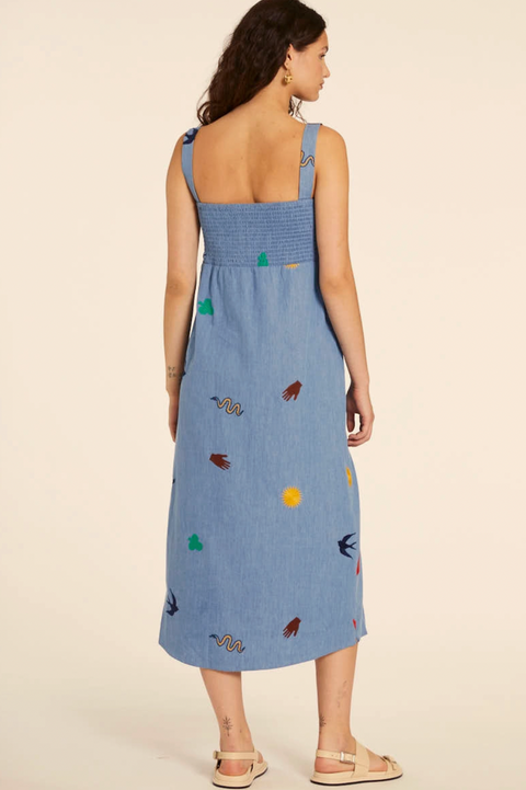 Nature Walk Denim Dress