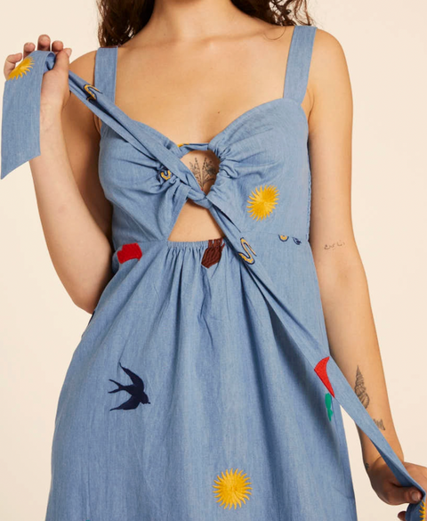 Nature Walk Denim Dress