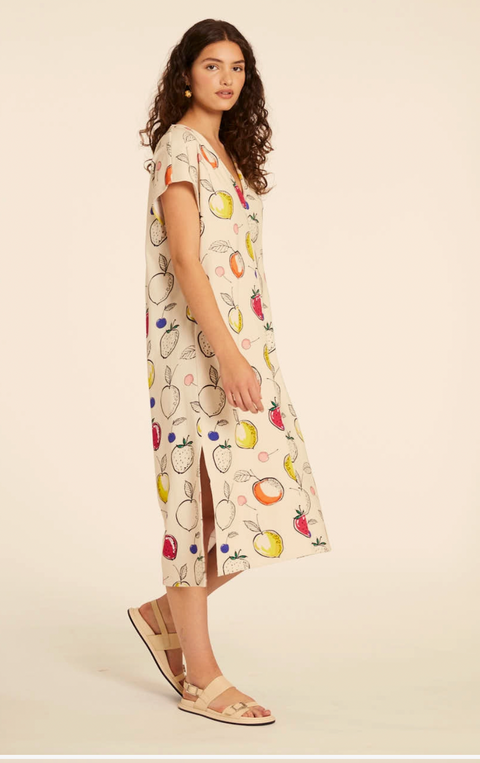 Fruit Midi Dress