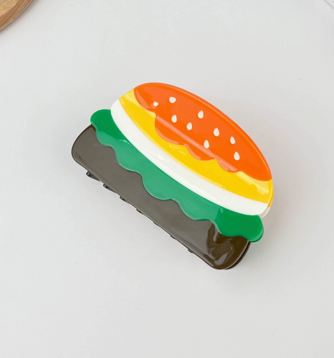 Hamburger Claw Clip