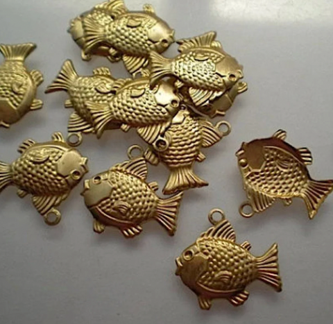 Brass Fish Charm