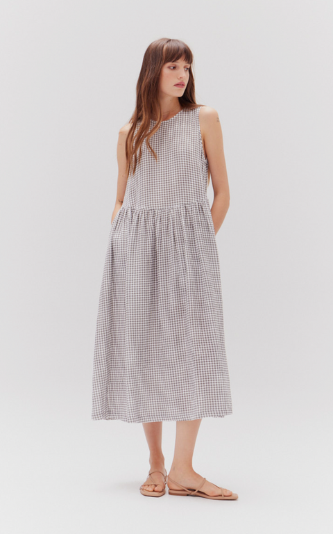 Gingham Easy Summer Dress
