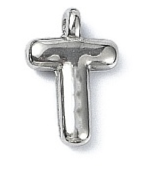 Large Balloon Letter A-Z Charm, Silver