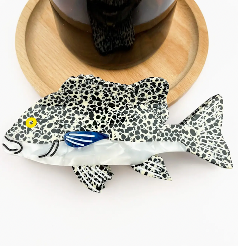 Grouper Fish Hair Claw Clip