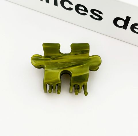 Puzzle Piece Claw Clip- Color options