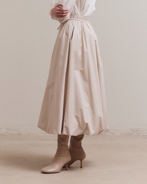 Elastic Band Bubble Skirt -options
