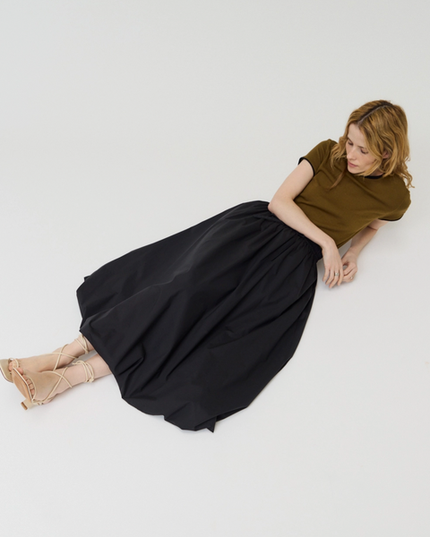 Elastic Band Bubble Skirt -options