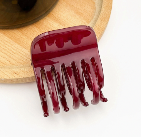 Small Jelly Simple Hair Claw Clip- Color Options