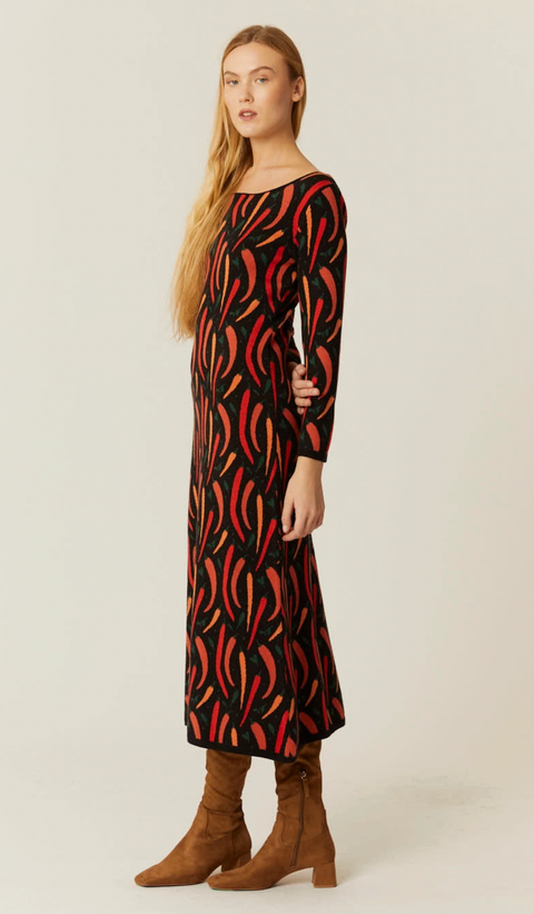 Hot Chili Pepper Knit Dress