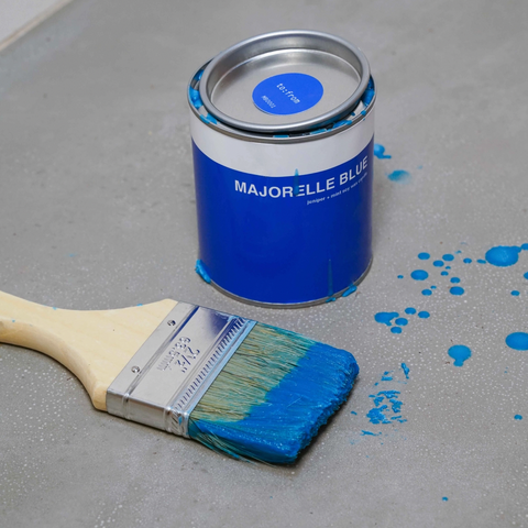 Majorelle Blue Paint Can Candle- Juniper + Mint
