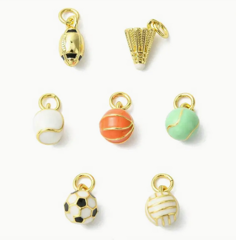 Assorted Sports Ball Charms