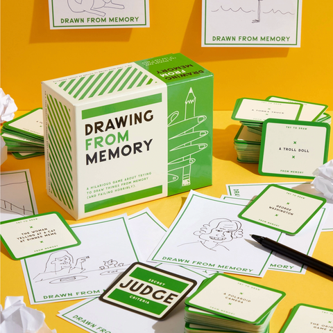 Coffee Table Games- Brass Monkey Drawing from Memory Game