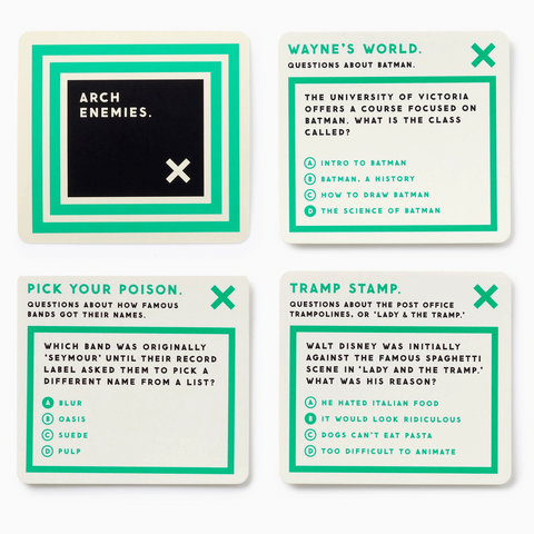 Coffee Table Games-Brass Monkey Incredibly Pointless Trivia