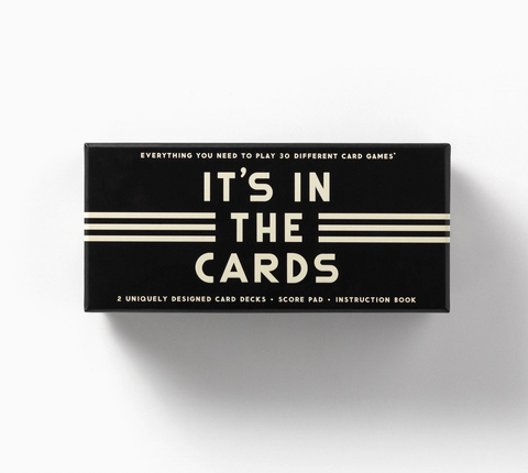 Coffee Table Games-Brass Monkey It's in the Cards Playing Card Game Set
