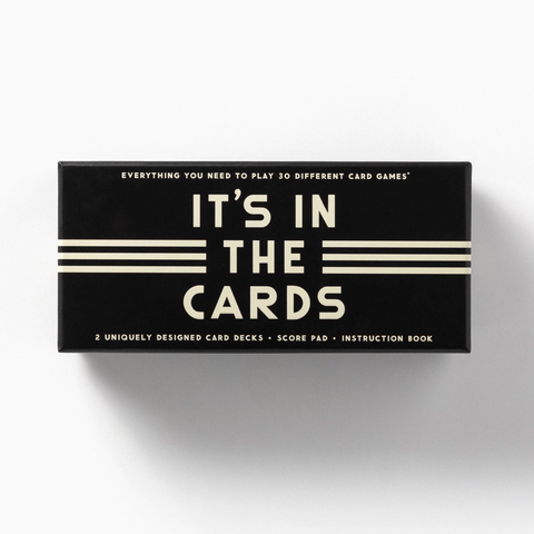 Coffee Table Games-Brass Monkey It's in the Cards Playing Card Game Set