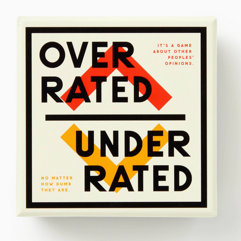 Coffee Table Games-Brass Monkey Overrated / Underrated Social Game