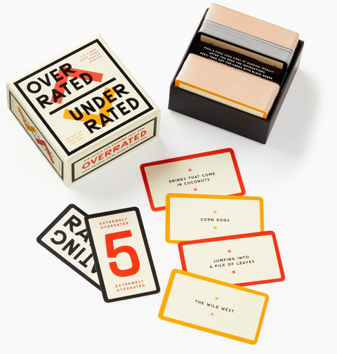 Coffee Table Games-Brass Monkey Overrated / Underrated Social Game