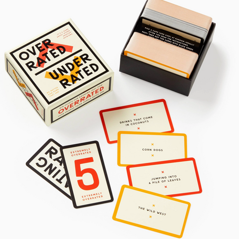 Coffee Table Games-Brass Monkey Overrated / Underrated Social Game