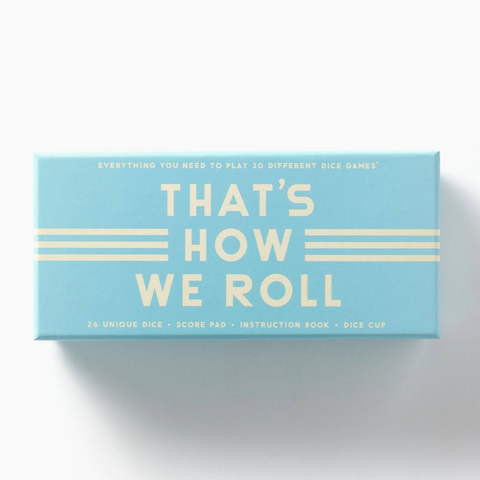 Coffee Table Games-Brass Monkey That's How We Roll Dice Game Set