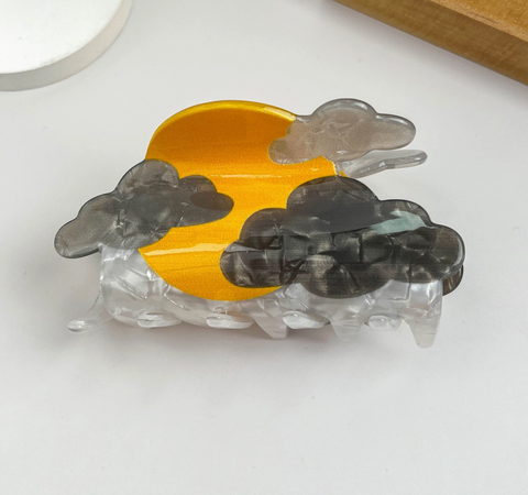 Clouds Sunset Hair Claw Clip