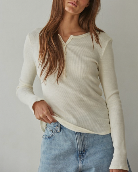 Henley Long Sleeve Thermal Shirt