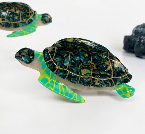 Green Sea Turtle Claw Clip -Options