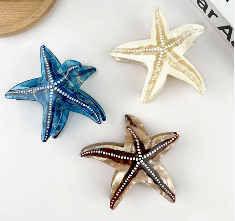 Starfish Hair Claw Clip -Options