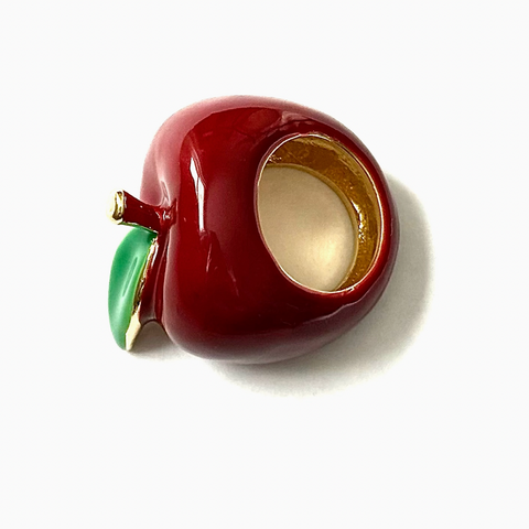 Fruit Basket Ring- Red Apple