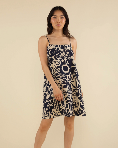 Palma Spaghetti Strap Mini Dress -Plus Size