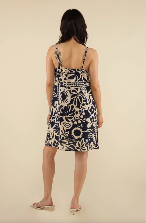 Palma Spaghetti Strap Mini Dress -Plus Size