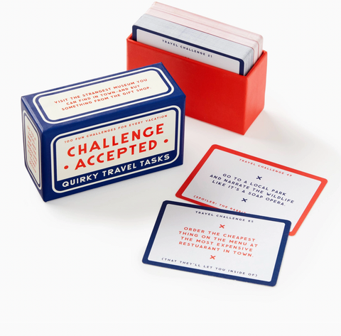Coffee Table Games- Brass Monkey Challenge Accepted Travel Tasks Card Deck