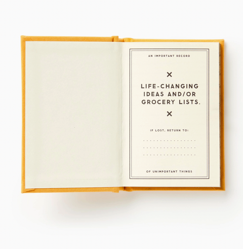 Brass Monkey Tiny Diary For Tiny Thoughts