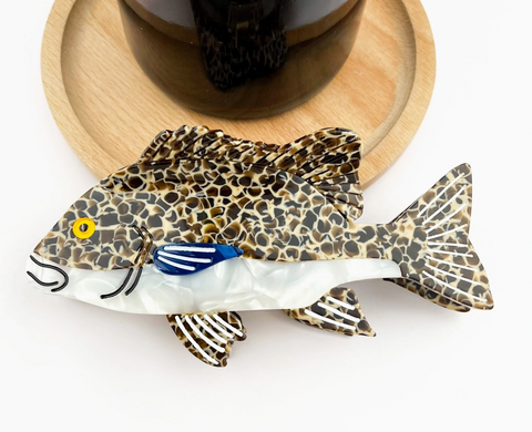 Grouper Fish Hair Claw Clip -Options