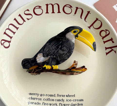 Woodpecker Hair Claw Clip