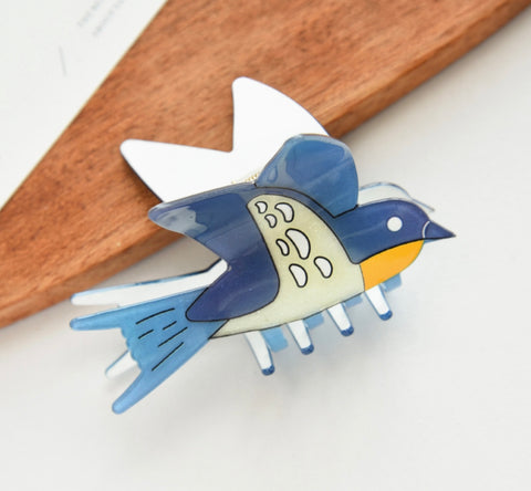 Sparrow Bird Hair Claw Clip