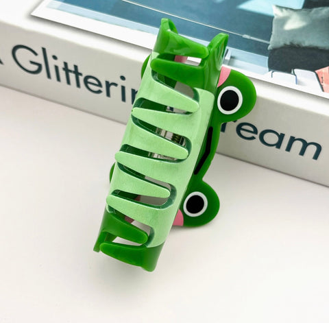 Cute Frog Hair Claw Clip