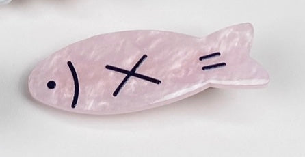 Cartoon Pink Fish Duckbill HairClip