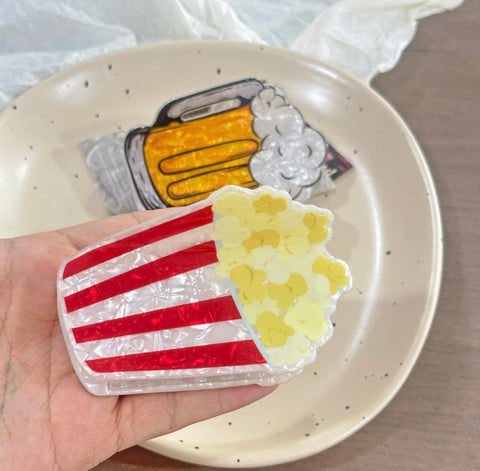 Popcorn Hair Claw Clip