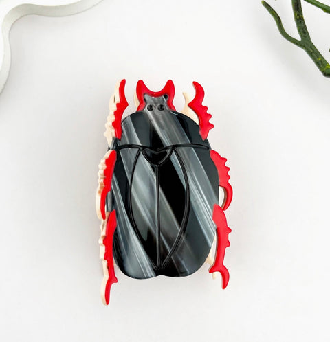 Beetle Hair Claw Clip- options